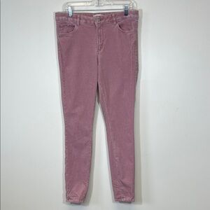 LOFT Blush Pink Corduroy Pants Size 30 10